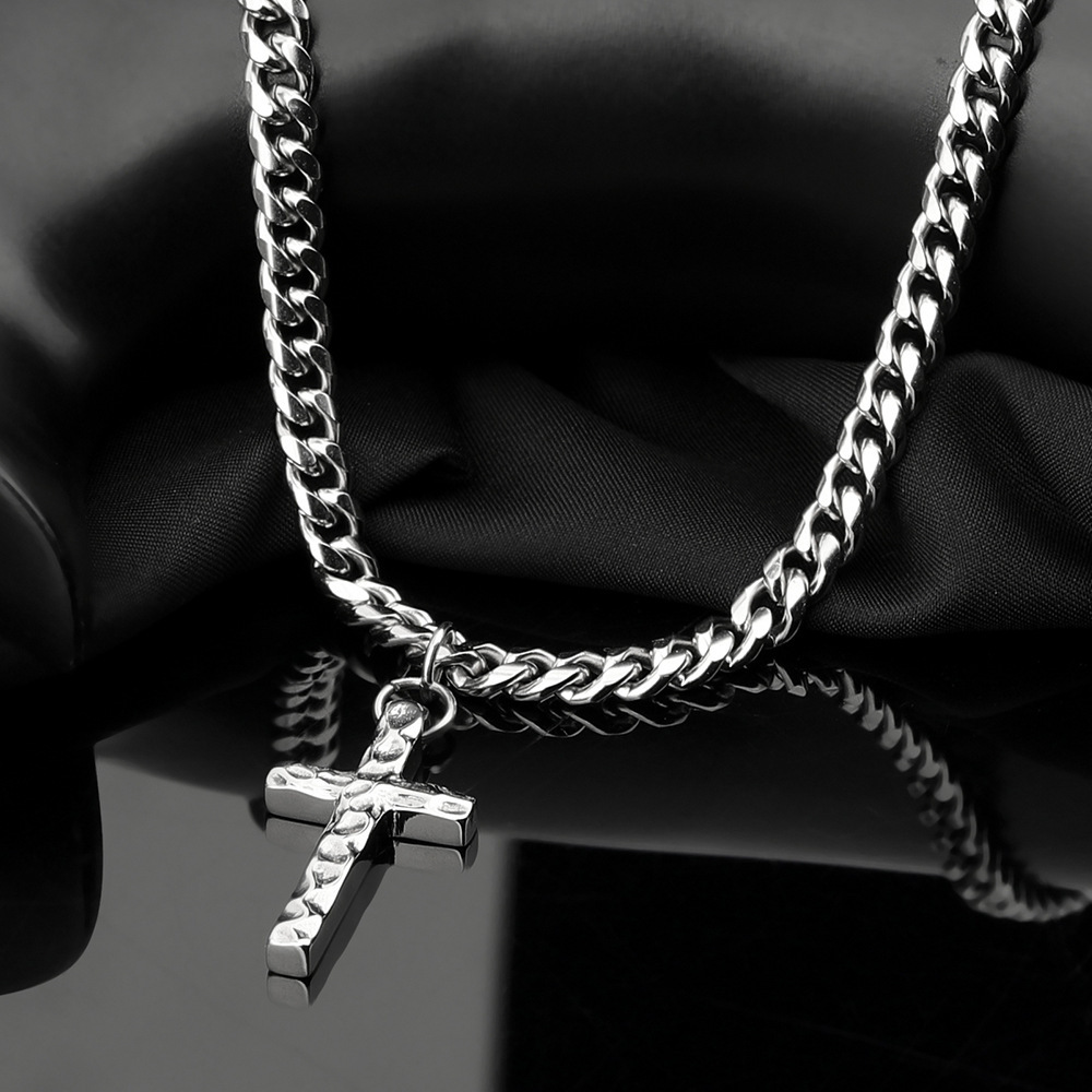 6 mm Cuban Chain Titanium Steel Necklace - Image 4