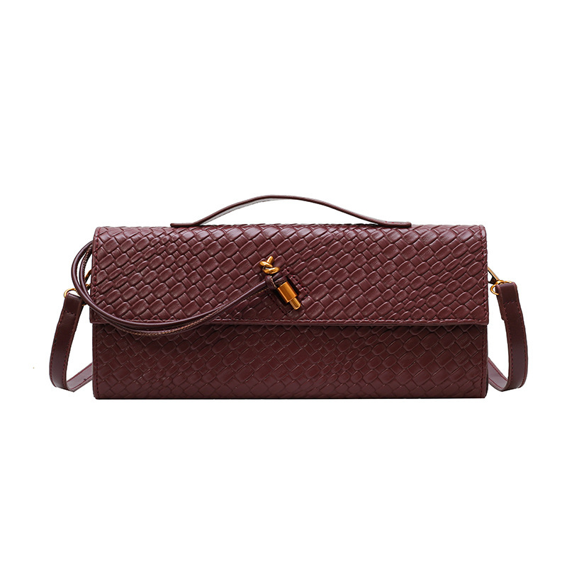 Woven PU Leather Crossbody Bag - Image 9