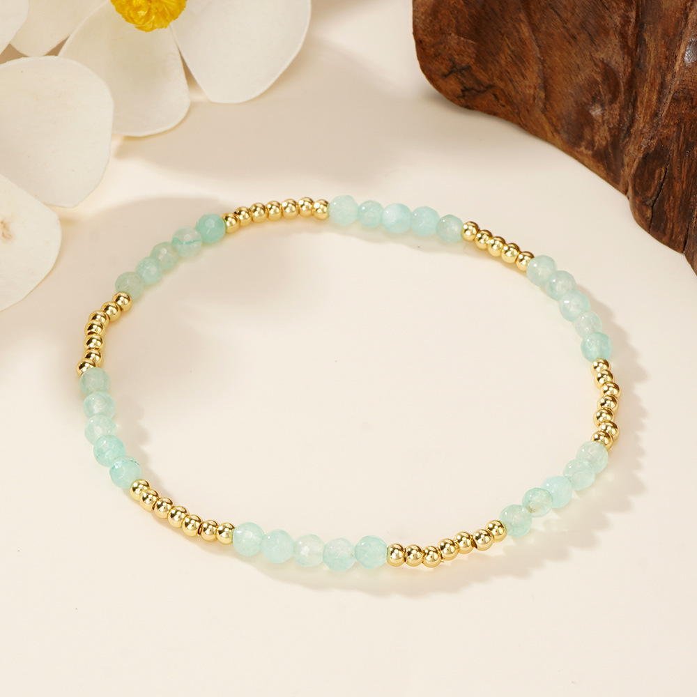 Colorful Natural Stone Handmade Beaded Bracelet - Image 5