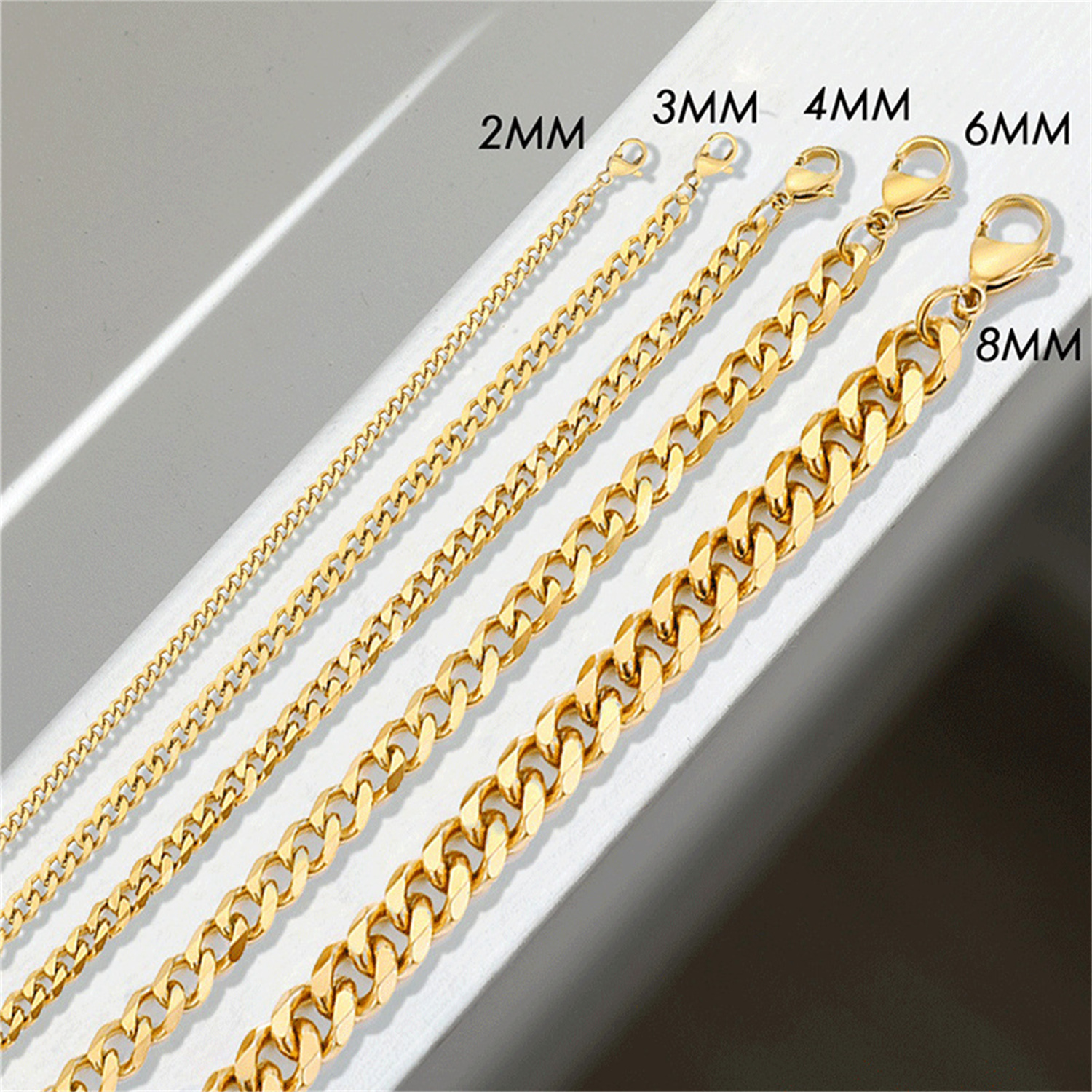 Cuban Chain Stainless Steel Necklace for Men and Women - Image 6