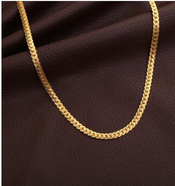 Gold-Tone and Silver-Tone Layered Snake Chain Necklace