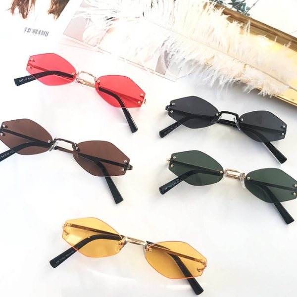 Retro Oval Vintage Sunglasses
