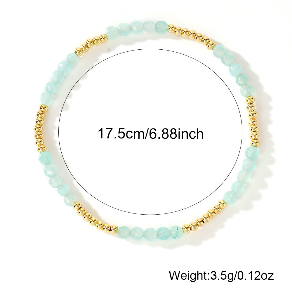 Colorful Natural Stone Handmade Beaded Bracelet - Image 7