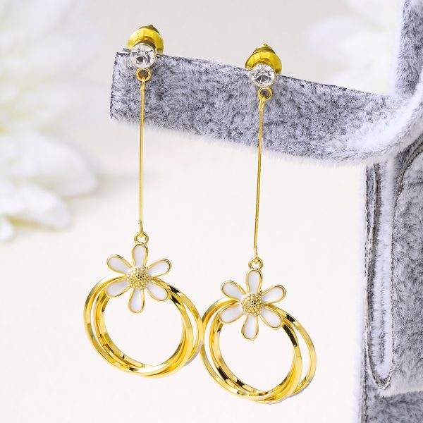 Women’s Long Tassel Geometric Earrings