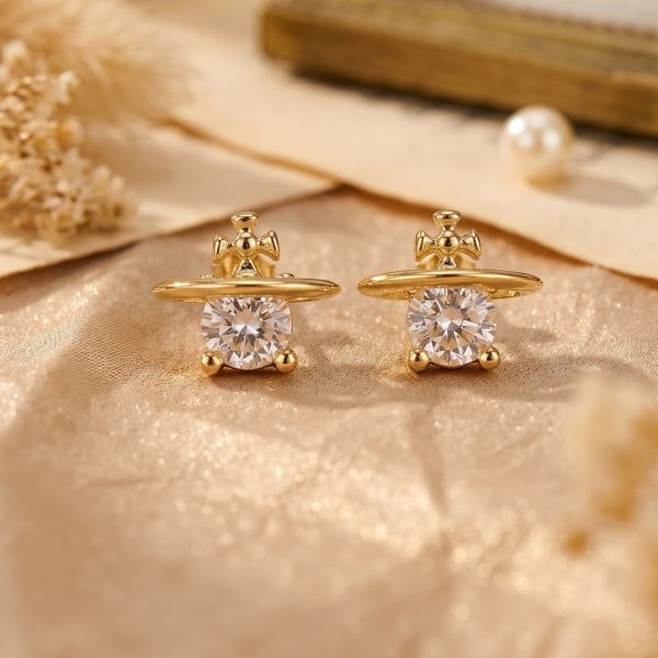 Orbit Star Zircon Earrings