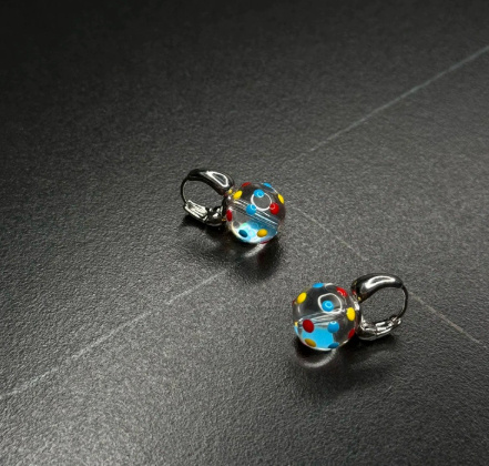 Geometric Petal Earrings - Image 7