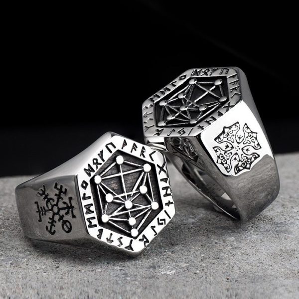 Nordic Viking Titanium Steel Ring