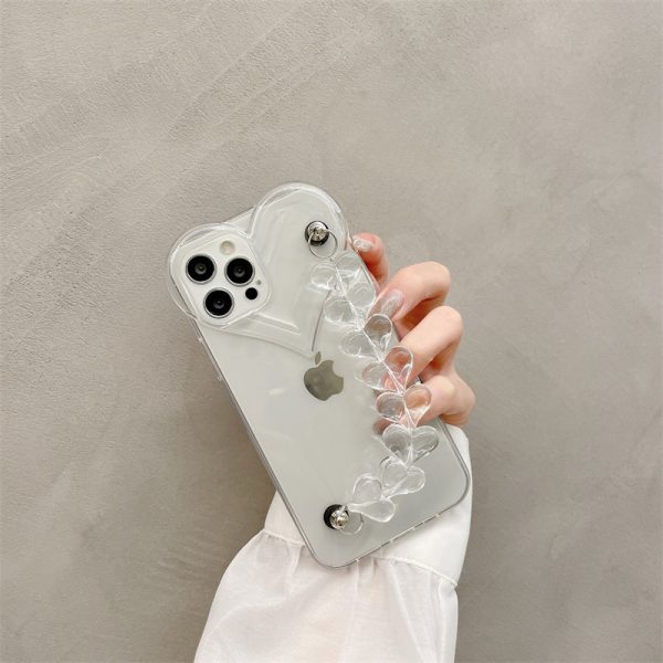 Transparent Love Bracelet Phone Case for iPhone