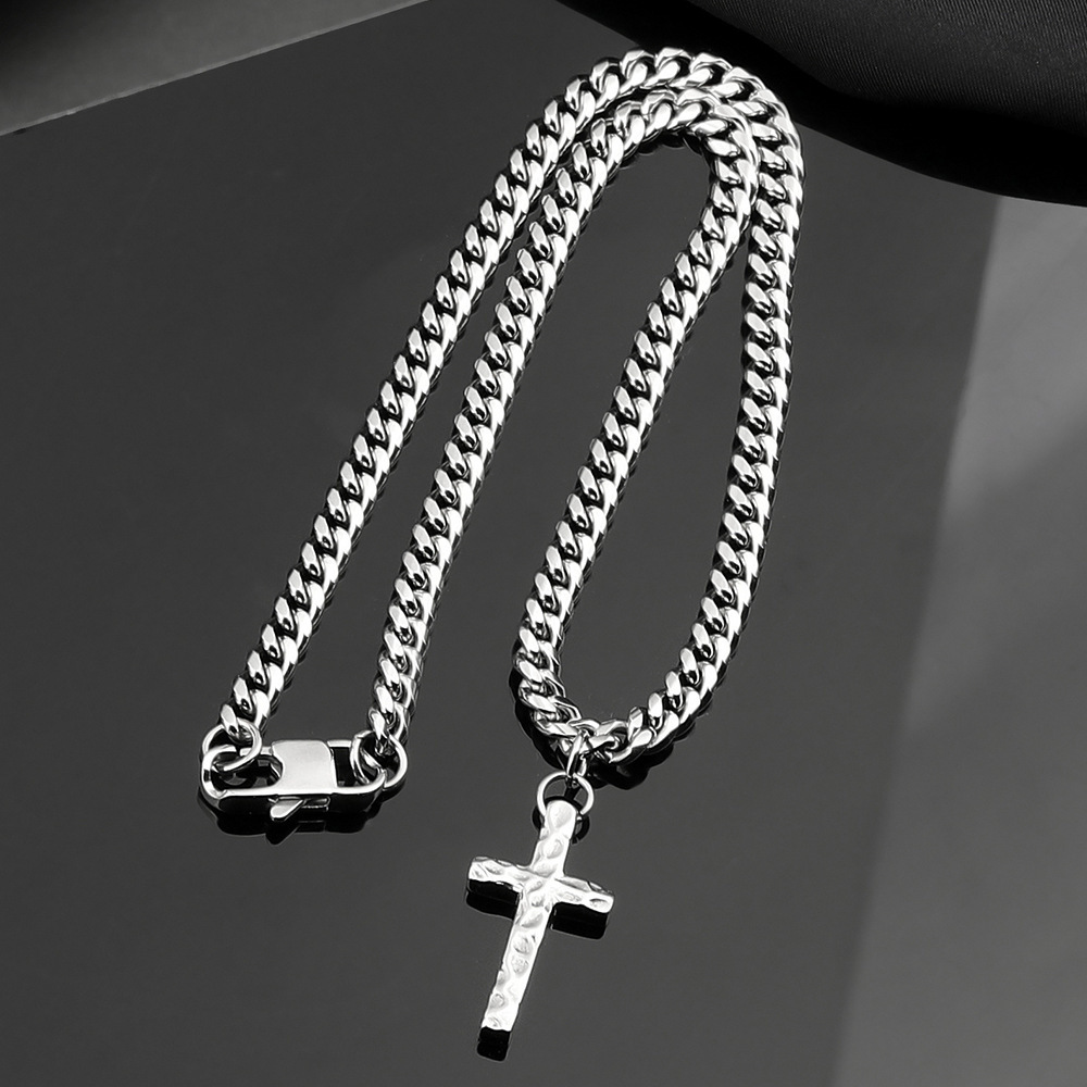 6 mm Cuban Chain Titanium Steel Necklace - Image 2