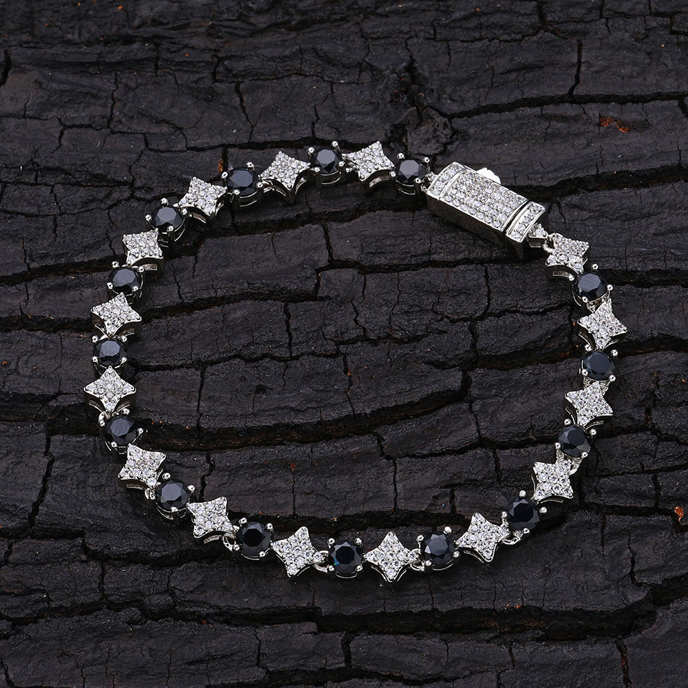 Men’s 6 mm Star Zircon Tennis Bracelet - Image 2