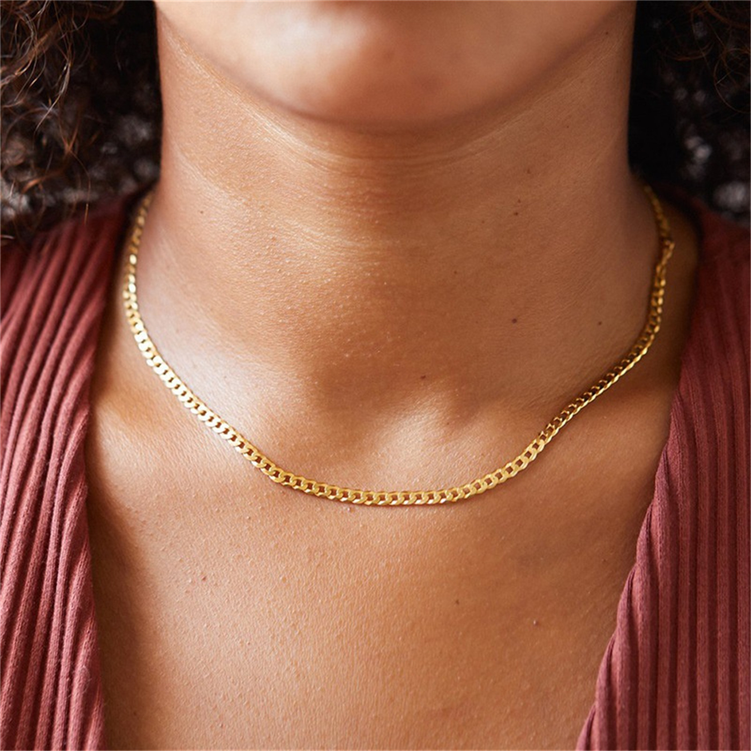 Cuban Chain Stainless Steel Necklace for Men and Women - Image 4
