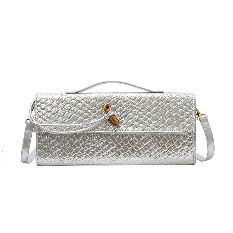 Woven PU Leather Crossbody Bag - Image 5