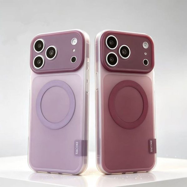 Gradient-Dye Magnetic Protective Phone Case