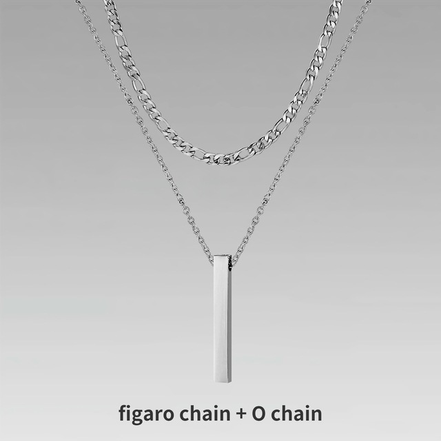 Men’s Alloy Crystal Necklace - Image 9