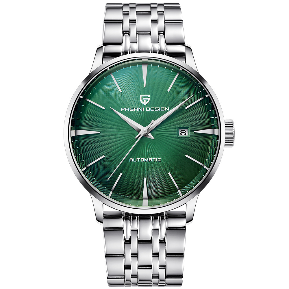 Men’s Fashion Mechanical Steel-Band Watch - Image 3