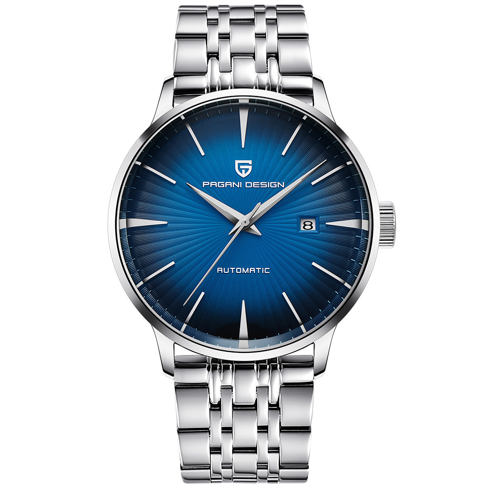 Men’s Fashion Mechanical Steel-Band Watch - Image 9