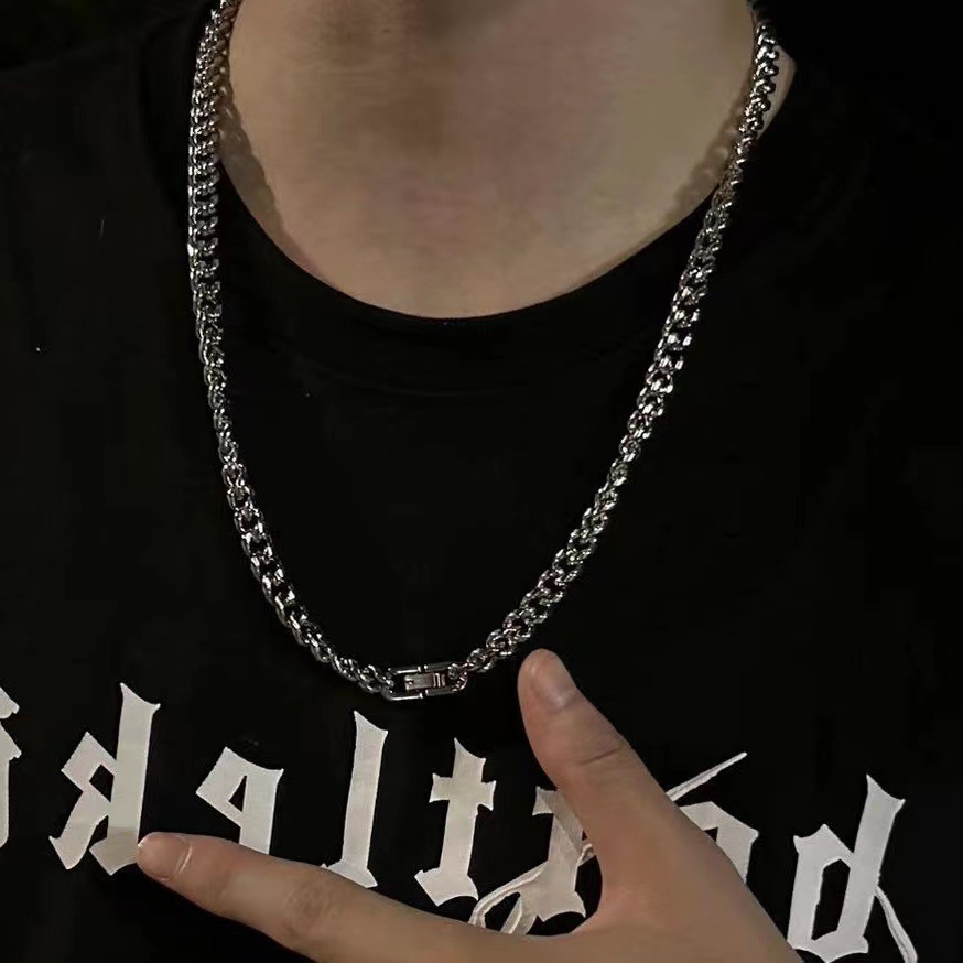 8 mm Polished Round-Link Necklace - Image 5
