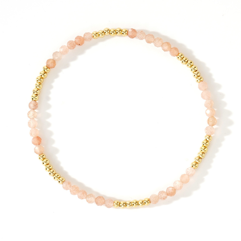 Colorful Natural Stone Handmade Beaded Bracelet - Image 3