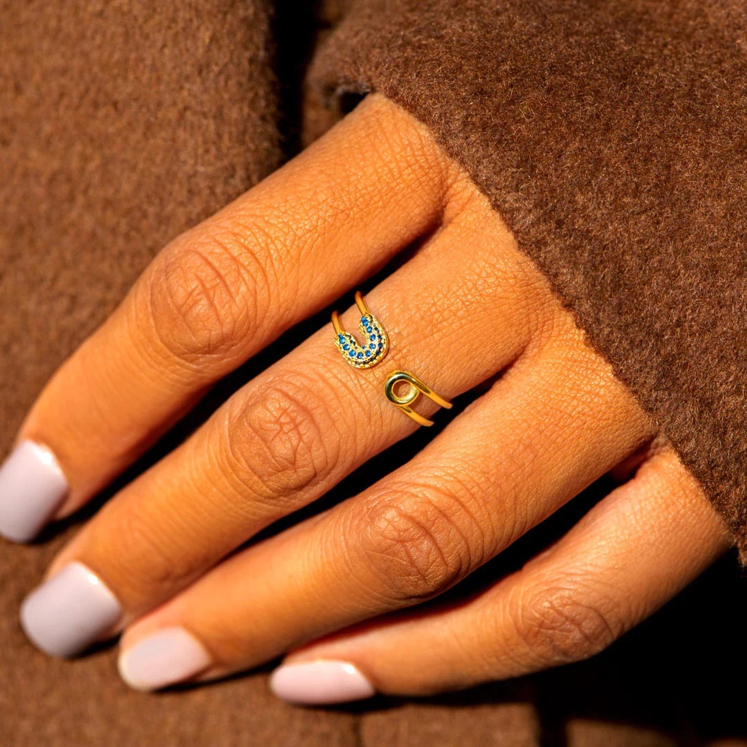 S925 Sterling Silver Open Line Ring for Women - Image 2