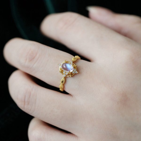Designer Retro Geometric Ring for Women