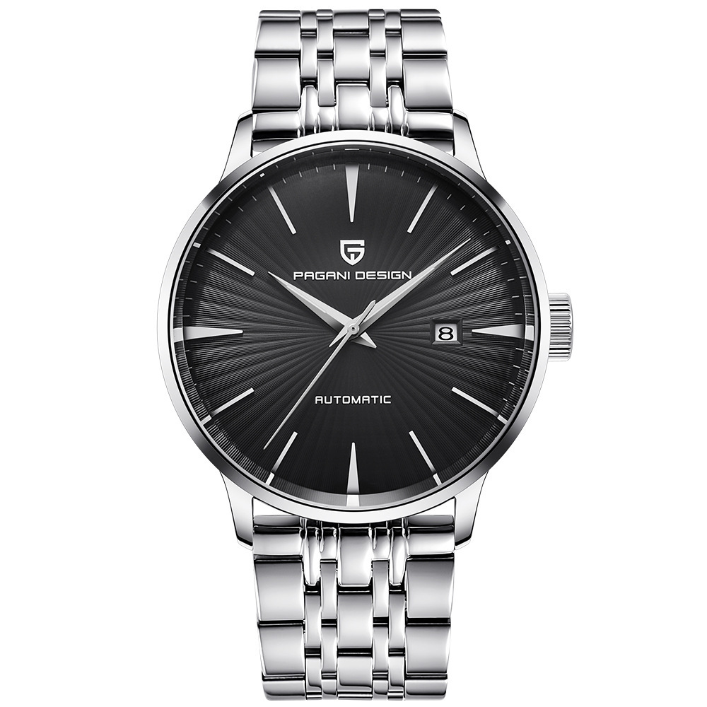 Men’s Fashion Mechanical Steel-Band Watch - Image 5