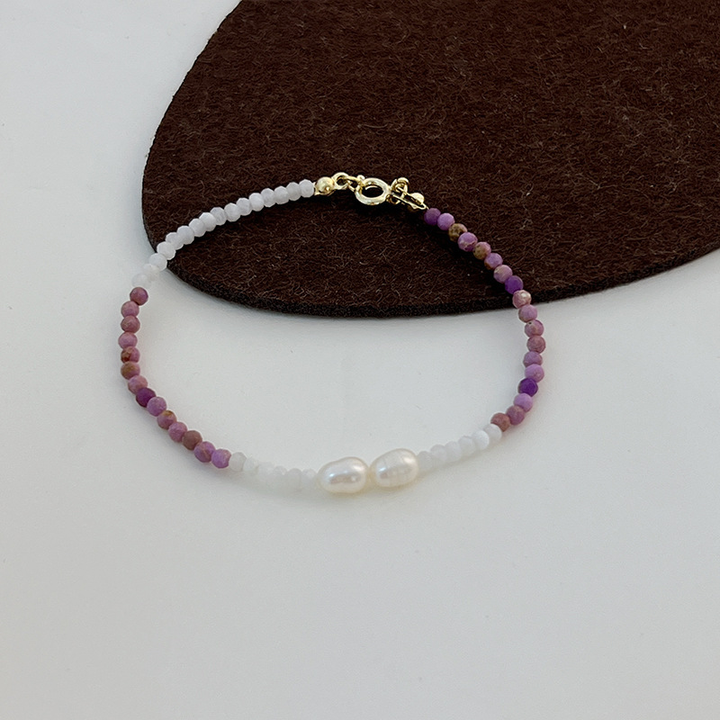 Colorful Artificial Crystal Beaded Bracelet - Image 10