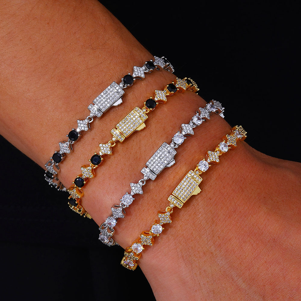 Men’s 6 mm Star Zircon Tennis Bracelet - Image 10