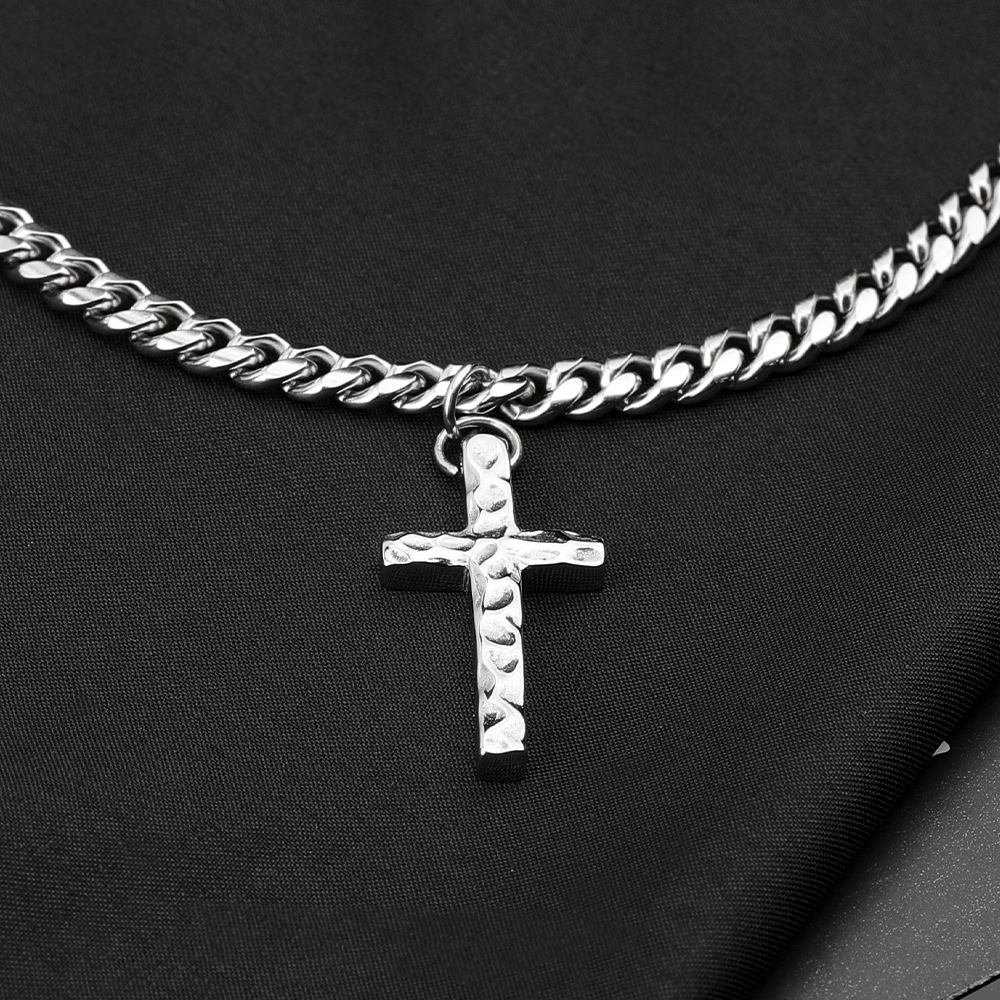 6 mm Cuban Chain Titanium Steel Necklace - Image 5