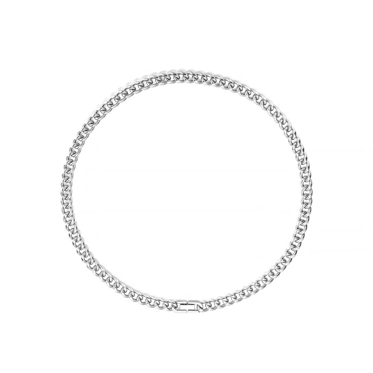 8 mm Polished Round-Link Necklace - Image 4