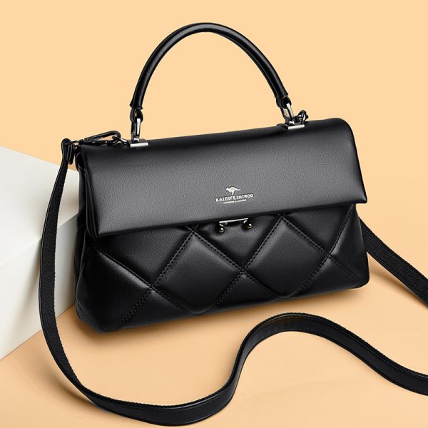Soft Synthetic Leather Crossbody Bag
